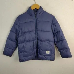 BEAMS mini ビームスミニ 中綿ブルゾン ジップアップ ネイビー 150 メンズ 古着 アメカジ シンプルのサムネイル