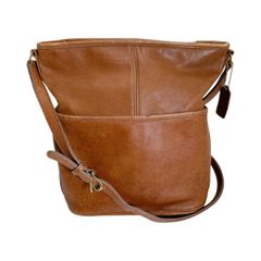 美品COACHコーチレザー ショルダーバッグ ワンショルダー ブラウン