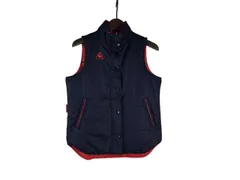 【中古ゴルフウェア】le coq sportif(ルコックスポルティフ) 中綿ベスト Mのサムネイル
