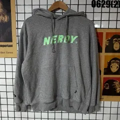 NERDY WHO フードTシャツ グレー S 0629のサムネイル