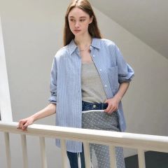 未使用級✨23SS✨マディソンブルー RELAXED FIT ストライプシャツ