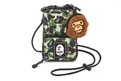 A BATHING APE アベイシングエイプ カモフラ ミニクロスバッグ + マイロ コインケース キーホルダーのサムネイル