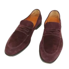 バリー BALLY 24AW カーフ スウェード ペニー ローファー スリッポン ビジネス ドレス 25cm相当 パープル系のサムネイル