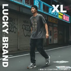 1756 LUCKY BRAND Tシャツ XL チャコールグレー スカルのサムネイル