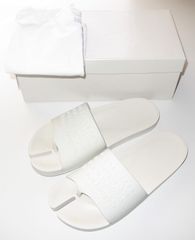 maison margiela マルジェラ white logo tabi 足袋 ロゴ サンダル