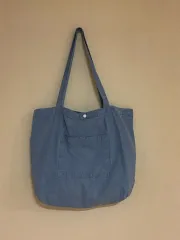 ブルー エコバッグ デニムstのサムネイル