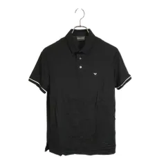 EMPORIO ARMANI エンポリオアルマーニ S/S POLO 半袖 ポロシャツ S ブラック メンズのサムネイル