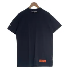 Heron Preston ペロンプレストン Logo Patch Mockneck Tee モックネック 半袖 Tシャツ キリル文字刺繡 ブラック HMAA012S20913011 Size XSのサムネイル