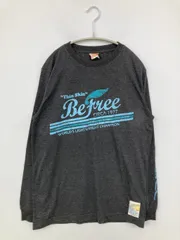 O`NEILL オニール Tシャツ/カットソー M グレー 前面プリント バックプリント ミドル丈 ロング丈 長袖 クルーネック(丸首) メンズ レディースのサムネイル