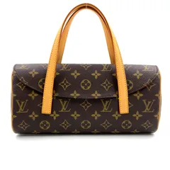 【新着】LOUIS VUITTON ソナチネ モノグラム モノグラム レザー、PVC ブラウン、ライトブラウン ハンドバッグ ゴールド M51902のサムネイル
