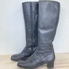 卑弥呼/Camui water massage ロングブーツ 22cm ブラック/黒 サイドジップ 日本製/MADE IN JAPAN[OA04703]のサムネイル
