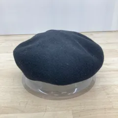 美品 ユニクロ イネス・ド・ラ・フレサンジュ ベレー帽 ネイビー ウール100% 55-58cm 462427(34-03)[ON00458]のサムネイル