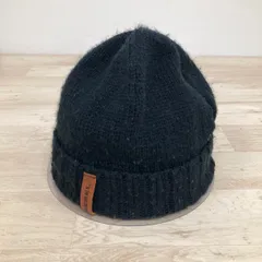DIESEL ニット帽/ビーニー アクリル ブラック/黒 ロゴタグ付[OK04042]のサムネイル