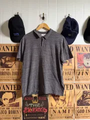 ヘンリーコットンズ ニット カラ Tシャツ グレーのサムネイル