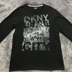 S DKNY NEW YORK プリンティング 長袖Tシャツのサムネイル