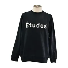 エチュード ETUDES スウェット トレーナー 長袖 コットン ポルトガル製 ブラック メンズ F-L8722のサムネイル