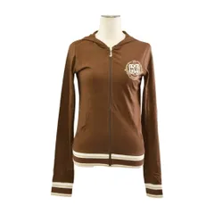 ジューシークチュール JUICY COUTURE パーカー ジップアップ 長袖 Sサイズ ブラウン レディース F-S1130のサムネイル