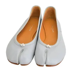 メゾンマルジェラ MM22 Maison Margiela タビ Tabi バレリーナ シューズ 35 1/2サイズ ブルーグレー イタリア製 レディース F-YA1252のサムネイル