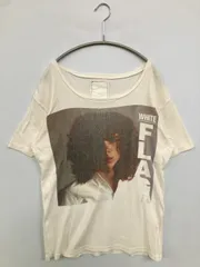 FACTOTUM ファクトタム Tシャツ/カットソー 46 ホワイト 前面プリント ミドル丈 半袖 ボートネック メンズ レディースのサムネイル