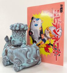 エビテンネコカー もうこやま クリアグリーン ソフビ どしゃぶり猫