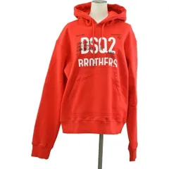 ディースクエアード DSQUARED2 スウェット パーカー BROTHERS XSサイズ レッド レディース F-L8768のサムネイル