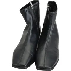 ユナイテッドアローズ UNITED ARROWS green label relaxing サイドジップ ショートブーツ XLサイズ 黒 レディース F-LSHOE5200のサムネイル