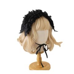 majoh 猫耳ヘッドドレス 白×ピンク ゴスロリ ロリィタ ヘア