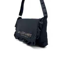 【良品】JILLSTUART ジルスチュアート ショルダーバッグ ネイビー ナイロン レディース フリル付きのサムネイル