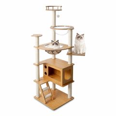キャットタワー pawalaya 136CM 据え置き型 猫のハンモック - メルカリ