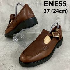美品】ENESS エネス コインローファー ブラウン 36 23cm - メルカリ