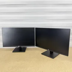 HP P244 23.8インチ 液晶モニター 2台セット 電源コード付き 【中古】動作保証 ヒューレットパッカード ディスプレイ 黒 /517482在★30のサムネイル