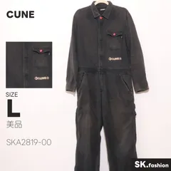 美品 CUNE オールインワン つなぎ　長袖　ウサギ　バックプリント　胸ポケット 美品 CUNE オールインワン つなぎ 長袖 ウサギ バックプリント 胸