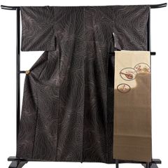 美品】 開き名古屋帯 名品 龍村美術織物 比翼仕立て 円文白虎朱雀錦 赤