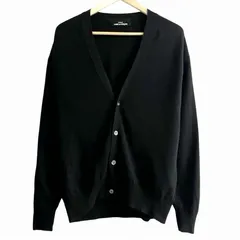 ヴィンテージ 80s AD1988 tricot COMME des GARCONS トリコ コム デ ギャルソン  ウール ニット カーディガン  黒 ブラック  TN-050140のサムネイル