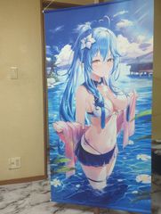 ホロライブ 雪花ラミィ 水着ラミィ等身大タペストリー c106 - メルカリ