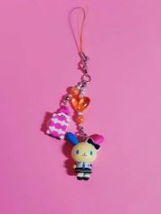 レア 希少 サンリオ ウサハナ マスコットホルダー 学園きらめき祭