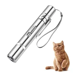 Osznmmg 猫 おもちゃ 7in1多機能 LEDライト ポインター 猫 おもちゃ 光るおもちゃUSB充電式 じゃれ猫 ペット用品 USB充電式 電動 猫遊び用品手触りがいい 折れにくい 長期使用可能 持ち運び便利 ポケットに入れる可能のサムネイル