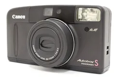 ☆実写済・完動品☆キヤノン CANON Autoboy S panorama ブラック☆簡単フィルムカメラ☆のサムネイル