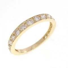 超美品 短期出品ヴァンドーム青山k18ダイヤモンドリング0.40ct 9号
