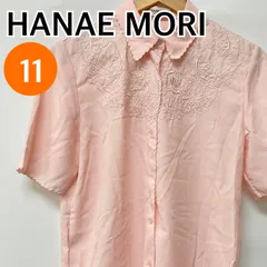 HANAE MORI ハナエモリ トップス 半袖 ブラウス ピンク レディース 11サイズ 【CT2994】のサムネイル