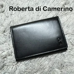 Roberta di Camerino ロベルタディカメリーノ 名刺入れ カードケース レザー ブラックのサムネイル