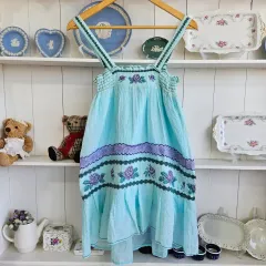 ANNA SUI アナスイ フラワー 刺繍 ONE PIECEのサムネイル