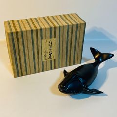 北村西望作 鯉 文鎮 鯉寿躍動 - メルカリ