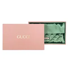 【中古】GUCCI グッチ 化粧箱 保存袋セット ピンク ロゴ インテリア 21014359 MKのサムネイル