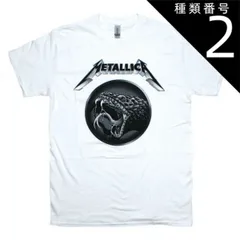 (種類2：Medium) Metallica / Metallica (The Black Album) 2021 Poster Tee 2 (White) - メタリカ Tシャツのサムネイル