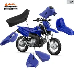 ヤマハ PW50 エンデューロ ミニモト ダート バイク チューニングパーツ用 オートバイ フロント リアフェンダー 燃料タンク シート サドル のサムネイル