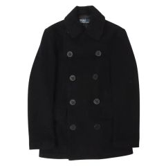 POLO RALPH LAUREN 碇釦 ウール ピーコート ブラック XL - メルカリ