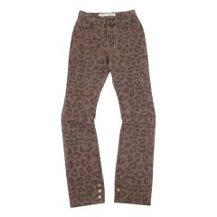 GRANCY】Leopard Damage Flare Pants - メルカリ