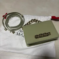 新品 アレキサンダー・マックイーン ミニ ポーリング バッグ グリーンのサムネイル