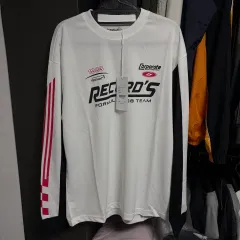 新品(M) vivastudio ビバスタジオ レーシング ジャージ 長袖Tシャツ 白のサムネイル